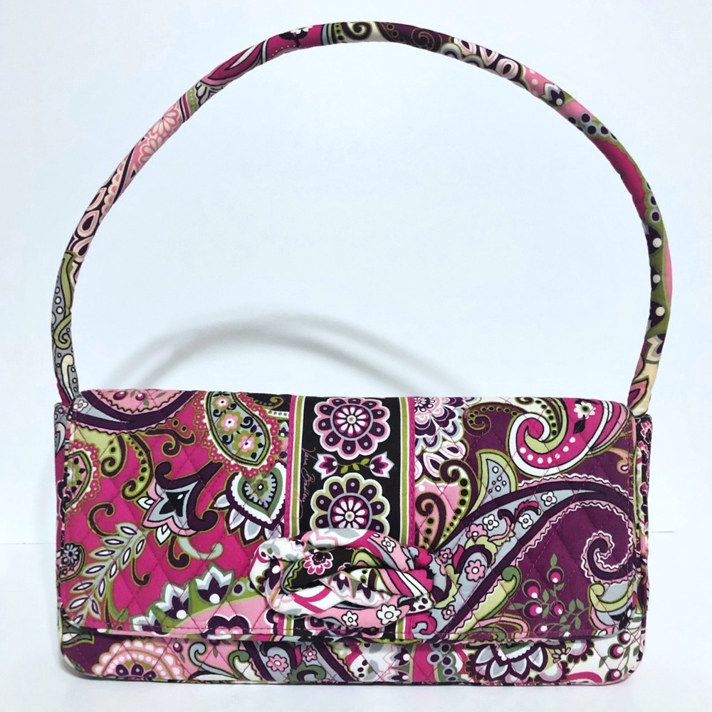 Vera Bradley Very Berry Paisley Knot Just a Clutch